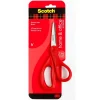 Scissors|Scotch Home & Office 6" Stainless Steel Scissor, Pointed Tip, Red (1406)