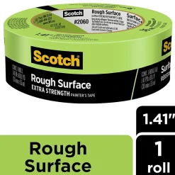 Outlet 3M Scotch Rough Surface 1.41" x 60.1 yd. Heavy-Duty Painter's Tape (2060-36AP)