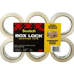 Discount Scotch Shipping Packaging Tape, 1.88 in x 38.2 yds., 6 Pack (3950S-6)