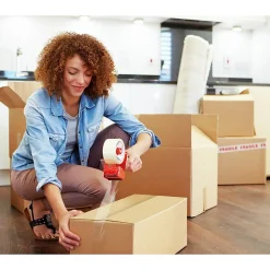 Outlet Scotch Shipping Packing Tape, 1.88" x 109 yds., Clear, 6 Pack (3350L-6)