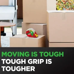 Best Scotch Tough Grip Moving Packing Tape with Dispenser, 1.88