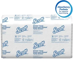 Scott Control Plus+ Slimfold Recycled Multifold Paper Towels, 1-ply, 90 Sheets/Pack, 24 Packs/Carton (04442)