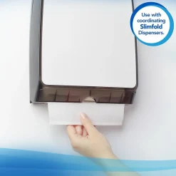 Scott Control Plus+ Slimfold Recycled Multifold Paper Towels, 1-ply, 90 Sheets/Pack, 24 Packs/Carton (04442)