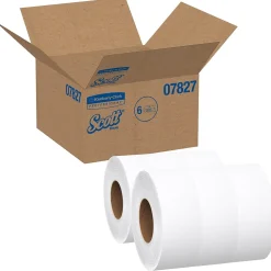 Essential 2-Ply Jumbo Toilet Paper, White, 6 Rolls/Carton (07827)<Scott Sale
