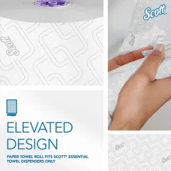 Scott Essential Recycled Hardwound Paper Towels, 1-ply, 950 ft./Roll, 6 Rolls/Carton (02001)