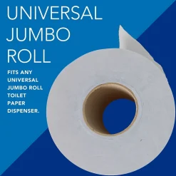 Essential Recycled Jumbo Toilet Paper, 2-ply, White, 4 Rolls/Case (03148)<Scott Discount