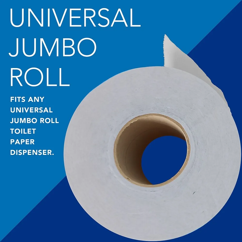 Essential Recycled Jumbo Toilet Paper, 2-ply, White, 4 Rolls/Case (03148)<Scott Discount