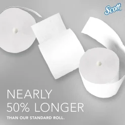 Essential Recycled Coreless Toilet Paper, 2-ply, White, 1000 Sheets/Roll, 36 Rolls/Case (04007)<Scott