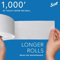 Essential Recycled Jumbo Toilet Paper, 2-ply, White, 12 Rolls/Case (67805)<Scott Sale