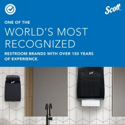 Essential Wall Mounted Hand Soap/Hand Sanitizer Dispenser, Black (KCC 92145)<Scott Discount