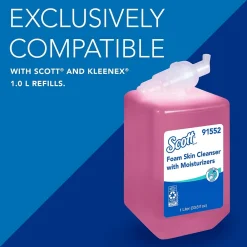 Essential Wall Mounted Hand Soap/Hand Sanitizer Dispenser, Black (KCC 92145)<Scott Discount