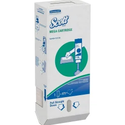 Scott Mega Cartridge Recycled Beverage Napkin, 1-ply, White, 875 Napkins/Pack, 6/Carton (98908)