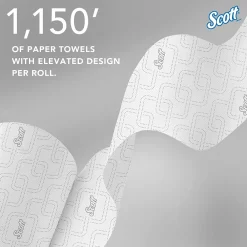 Scott Pro Recycled Hardwound Paper Towels, 1-ply, 1150 ft./Roll, 6 Rolls/Carton (25702)