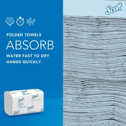 Scott Pro fold Recycled Multifold Paper Towels, 1-ply, 175 Sheets/Pack, 25 Packs/Carton (01960)
