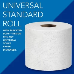 Professional Toilet Paper, 2-Ply, White, 550 Sheets/Roll, 40 Rolls/Carton (48040)<Scott Discount