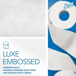 Professional Toilet Paper, 2-Ply, White, 550 Sheets/Roll, 40 Rolls/Carton (48040)<Scott Discount