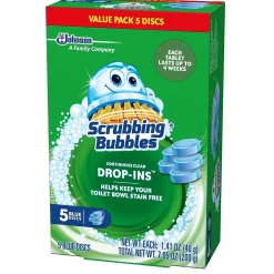 Drop-Ins Toilet Cleaning Tablets, 5/Pack (307946)<Scrubbing bubbles Discount