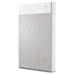 Sale Seagate Ultra Touch 2TB External Hard Drive Portable HDD USB-C and USB 3.0, White (STHH2000402)