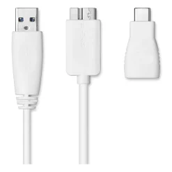 Sale Seagate Ultra Touch 2TB External Hard Drive Portable HDD USB-C and USB 3.0, White (STHH2000402)