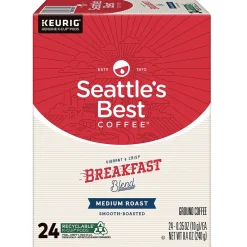 Seattle's Best Coffee Breakfast Blend Keurig® K-Cup® Pods, Medium Roast, 24/Box (SBK30188)