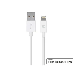 Select Series Apple® MFi Certified Lightning™ to USB Charge & Sync Cable, 10ft White<Monoprice Online