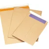 New SI Products Self-Seal StayFlat Kraft Mailers, 6" x 8", 100/Case