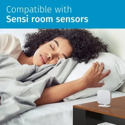 Emerson Sensi Touch 2 Smart Programmable Wi-Fi Thermostat, Works with Alexa, White Beveled Edge (ST76W)