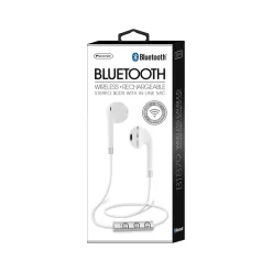 Wireless Bluetooth Stereo Headphones, Silver (BT879)<Sentry Clearance