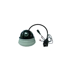 SeqCam SEQ5302 Wired Dome IP Camera, Night Vision, White/Black