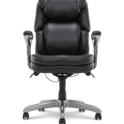 Office Chairs*Serta AIR Bonded Leather Executive Chair, Black (CHR200100)