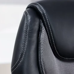 Office Chairs*Serta Amplify Ergonomic Faux Leather/Mesh Swivel Executive Chair, Gray (43673A)