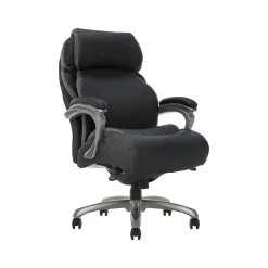 Office Chairs*Serta Big & Tall Ergonomic Bonded Leather Swivel Executive Chair, Black (44954)