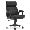 Office Chairs*Serta Comfort Ergonomic Bonded Leather Swivel Executive Chair, Black (CHR10130A)