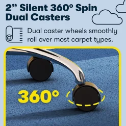 Ergonomic Chairs*Serta Essentials Armless Ergonomic Bonded Leather/Mesh Swivel Task Chair, (48740B) Cream