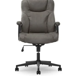 Ergonomic Chairs*Serta Hannah II Bonded Leather Executive Chair, (43672A) Gray