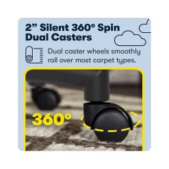 Ergonomic Chairs*Serta Hannah II Ergonomic Bonded Leather Swivel Executive Chair, (43672H) Cognac