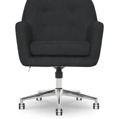 Ergonomic Chairs*Serta Style Ashland Fabric Swivel Computer and Desk Chair, (CHR100005) Charcoal