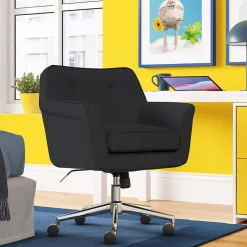 Ergonomic Chairs*Serta Style Ashland Fabric Swivel Computer and Desk Chair, (CHR100005) Charcoal