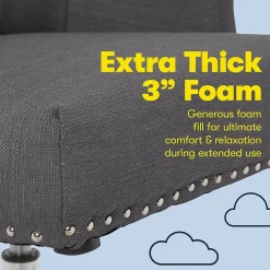 Office Chairs*Serta Style Leighton Fabric Swivel Home Office Chair, Graphite (47925B)