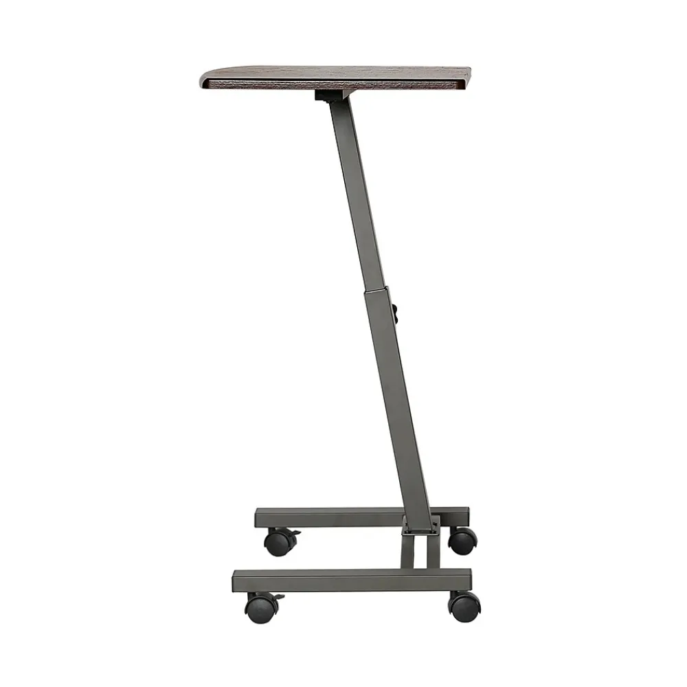 Standing Desks*Seville Classics 33"H Adjustable Standing Workstation, Walnut (WEB162)