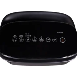 Sharp Plasmacluster True HEPA Console Air Purifier, 3-Speed, White/Black (FX-J80UW)