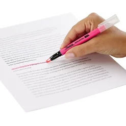 Highlighters|Sharpie Clear View Highlighter, Chisel Tip, Assorted, 3/Pack (1950748/2128214)