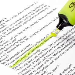 Highlighters|Sharpie Clear View Highlighter, Chisel Tip, Assorted, 3/Pack (1912767/2128222)