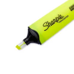 Highlighters|Sharpie Clear View Tank Highlighter, Chisel Tip, Yellow, 3/Pack (1904613/2128219)