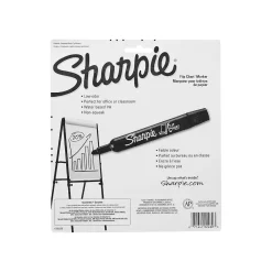 Markers|Sharpie Flip Chart Tank Permanent Marker, Bullet Tip, Assorted, 8/Pack (22480)