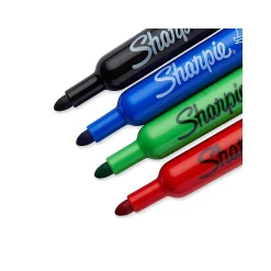 Markers|Sharpie Flip Chart Water Based Marker, Bullet Tip, Assorted, 4/Pack (22474)