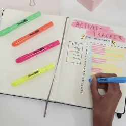 Highlighters|Sharpie Gel Stick Highlighter, Bullet Tip, Assorted, 5/Pack (1803277)