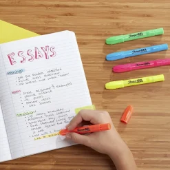 Highlighters|Sharpie Gel Stick Highlighter, Bullet Tip, Assorted Colors, 3/Pack (1780475)