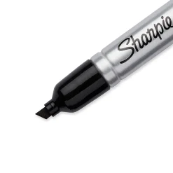 Markers|Sharpie King Size Tank Permanent Marker, Chisel Tip, , 12/Pack (15001A) Black