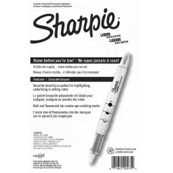 Highlighters|Sharpie Liquid Highlighter, Chisel Tip, Assorted, 5/Pack (24575PP)